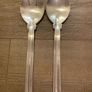 Elegant Silver Serving Utensil Set
